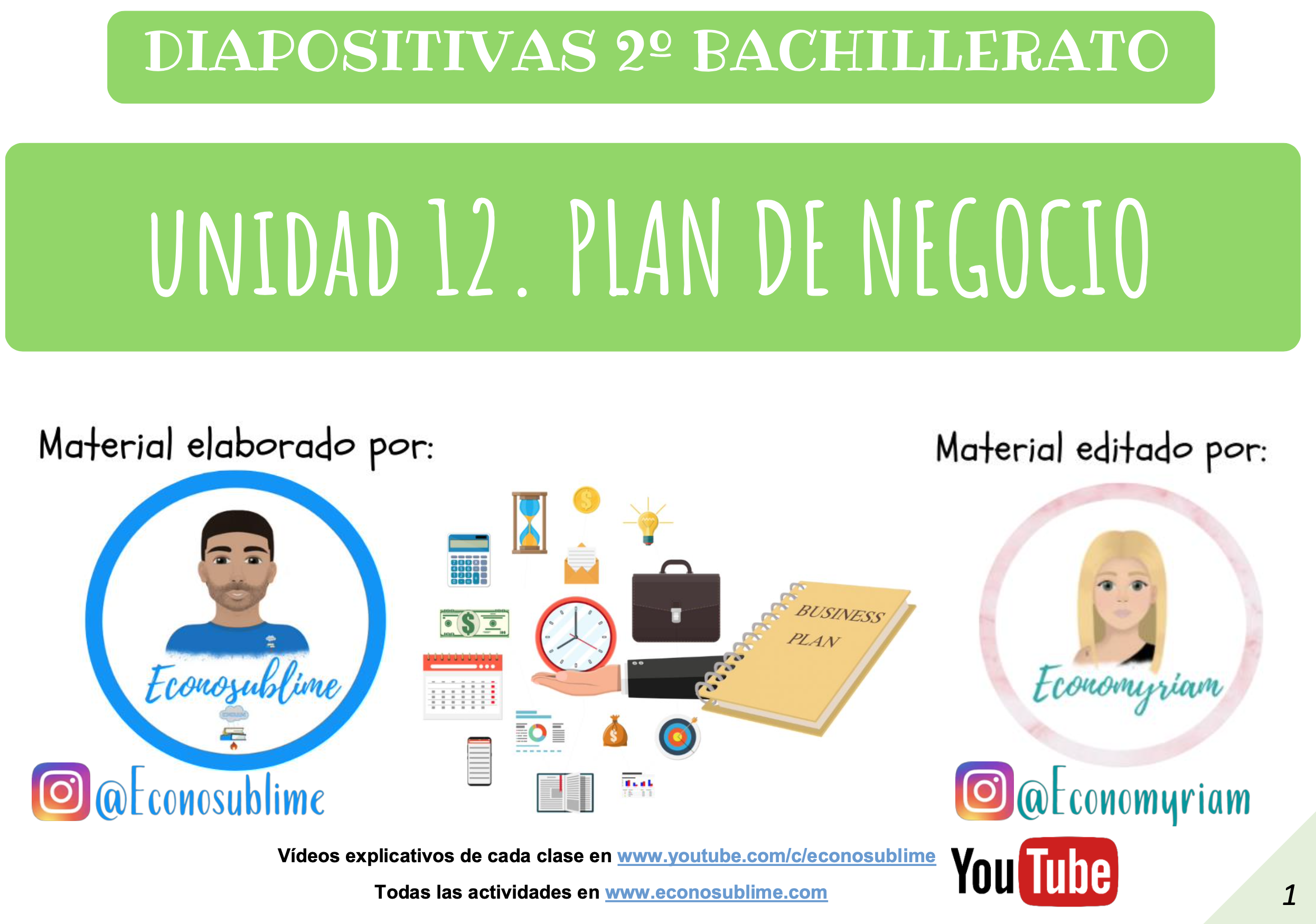 TEST INTERACTIVO 12. Plan de negocio