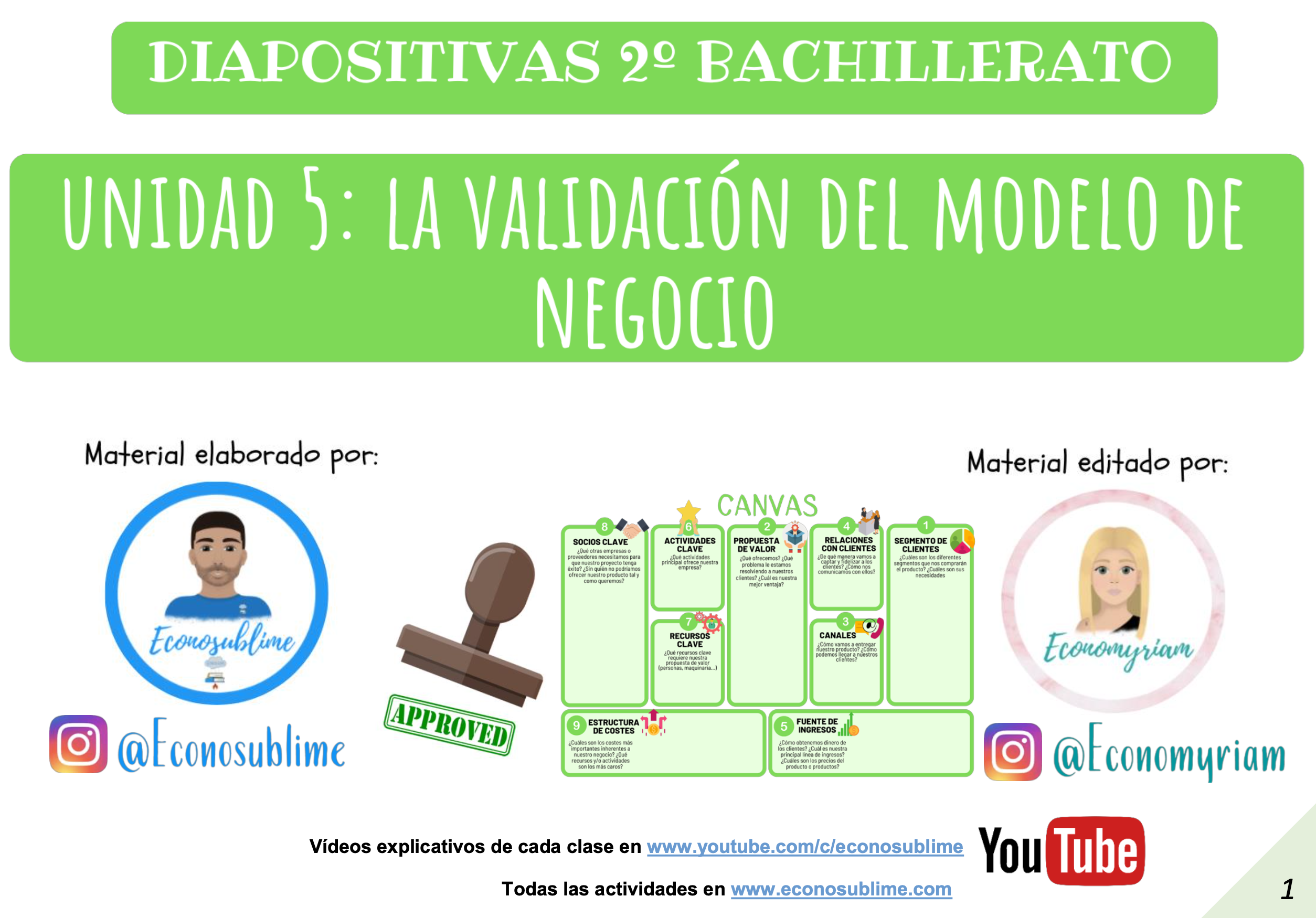 TEST INTERACTIVO 5. La validación del modelo de negocio