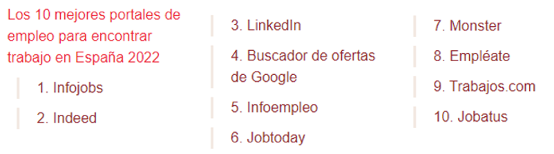ACTIVIDAD 18. PORTALES DE EMPLEO